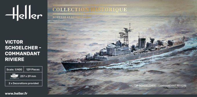 Victor schoelcher - Commandant Riviere  1/400