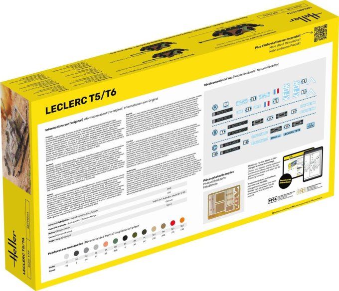 Char Leclerc t5/t6 1/35 Version 2023