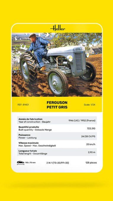 Ferguson te-20 petit gris 1/24