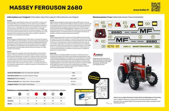 Massey Ferguson 2680 in 1/24