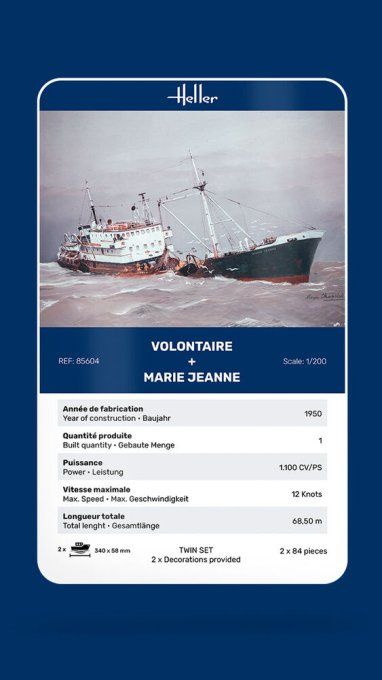 VOLONTAIRE MARIE + MARIE JEANNE Twinset in 1/200