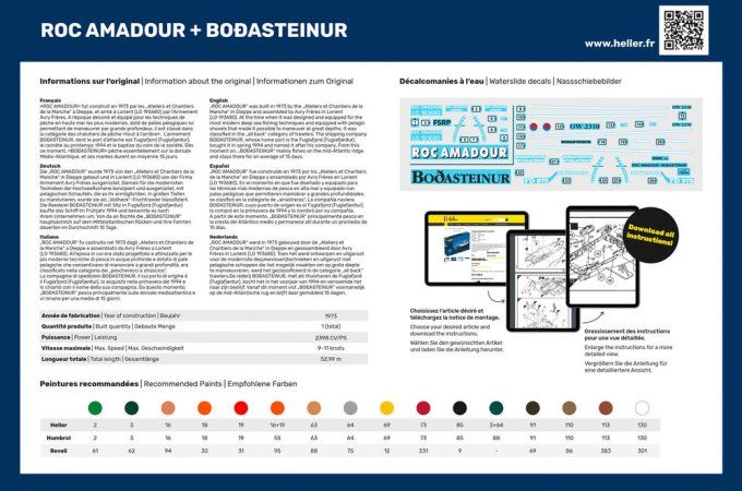 ROC AMADOUR + BODASTEINUR Twinset in 1:200