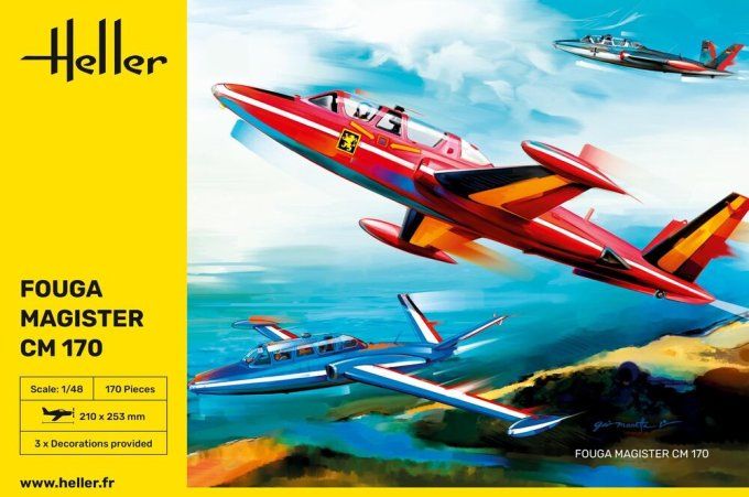 Fouga Magister CM 170 in 1/48