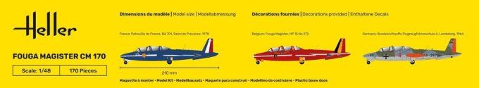 Fouga Magister CM 170 in 1/48