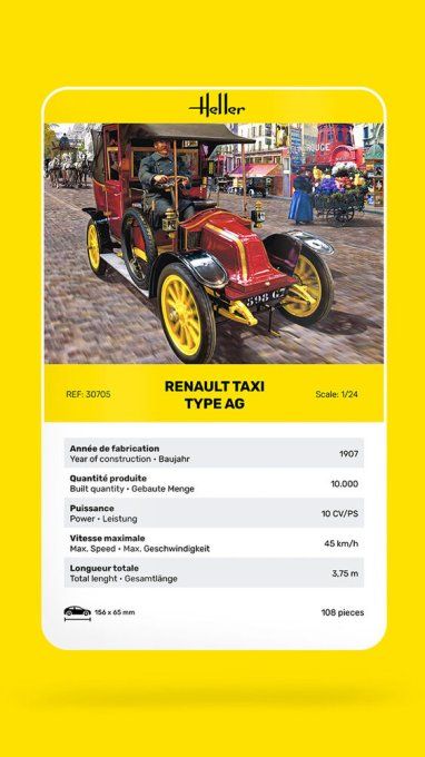 Renault Taxi Type AG in 1/24