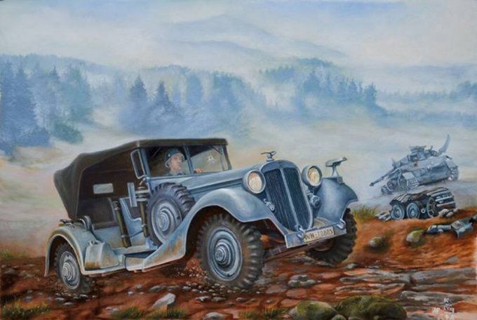 Horch V8 Type 830R in 1:35