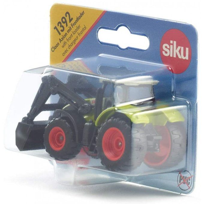 TRACTEUR CLAAS AXION CHARGEUR FRONTAL AU 1/64EME