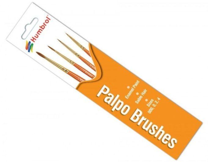 Ensemble de pinceaux Palpo (Tailles 000, 0, 2 & 4)