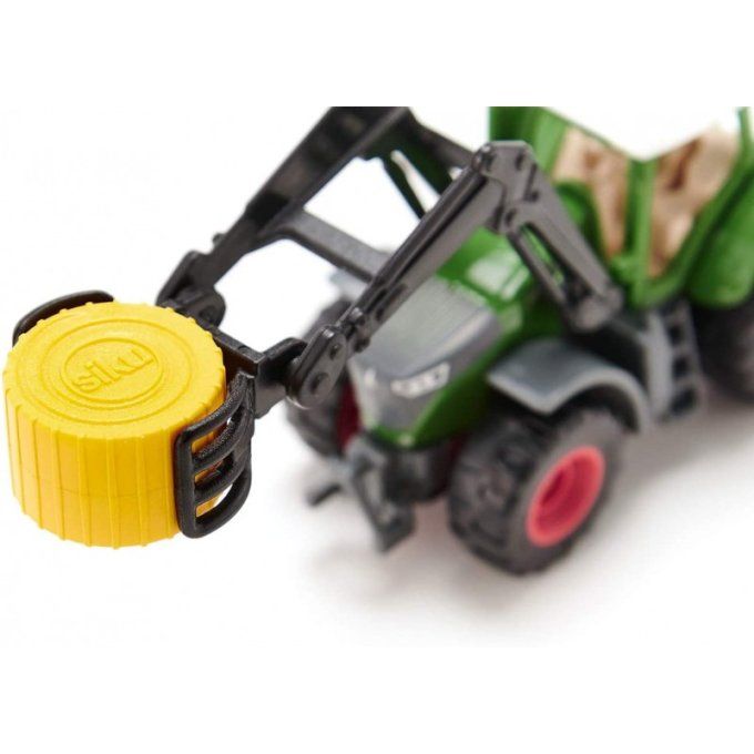 TRACTEUR FENDT PINCE A BALLES AU 1/64EME