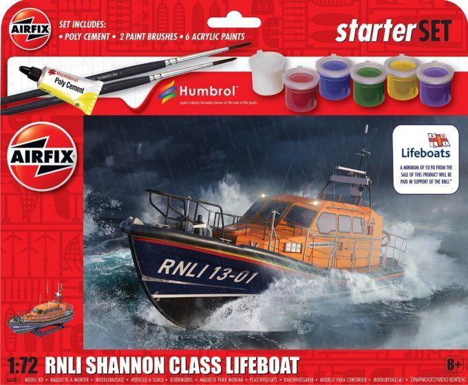 Starter Set - RNLI Shannon Class Lifeboat in 1:72