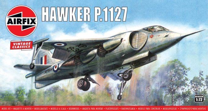 Hawker P.1127 in 1:72