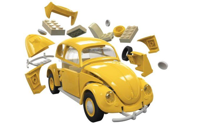 QUICKBUILD VW BEETLE YELLOW