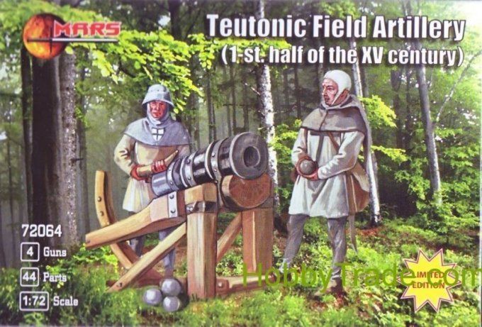 TEUTONIC FIELD ARTILLERY 1ST HALF OF XVCEN