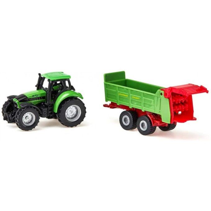 TRACTEUR + EPANDEUR AU 1/64EME