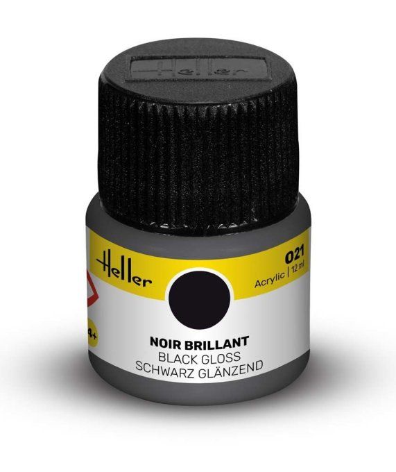 Peinture Acrylic 021 noir brillant