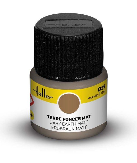 Peinture Acrylic 029 terre foncee mat