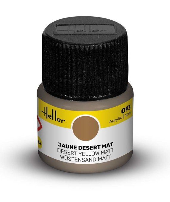 Peinture Acrylic 093 jaune desert mat