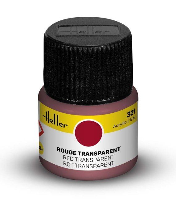 Peinture Acrylic 321 rouge transparent