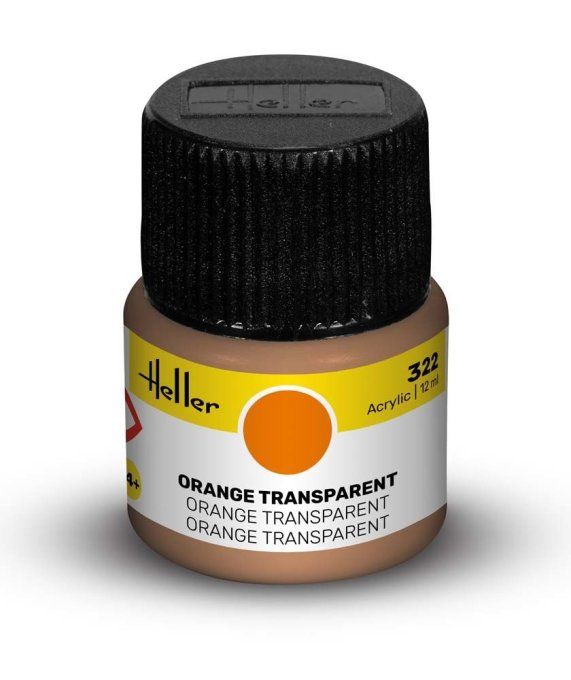 Peinture Acrylic 322 orange transparent 12ml