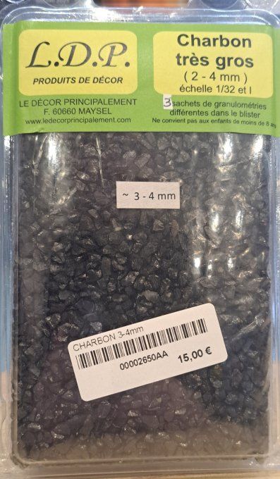 Charbon 3-4mm