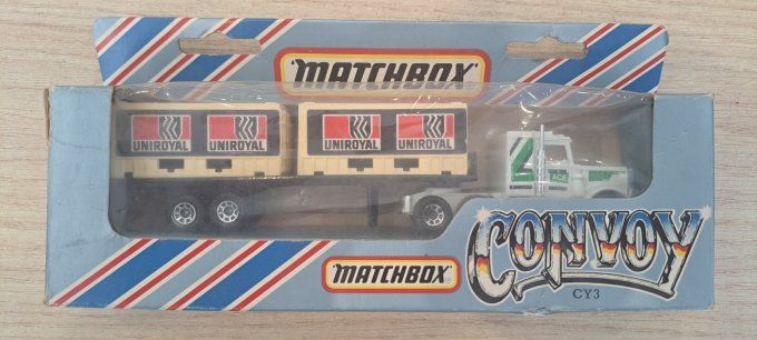 MATCHBOX CY3 PETERBILT 2CONTAINEURS UNIROYAL