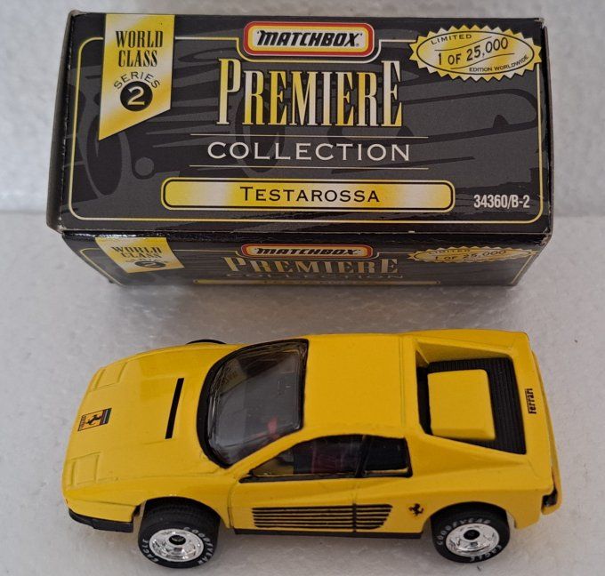 FERRARI TESTAROSSA JAUNE WORLD CLASS