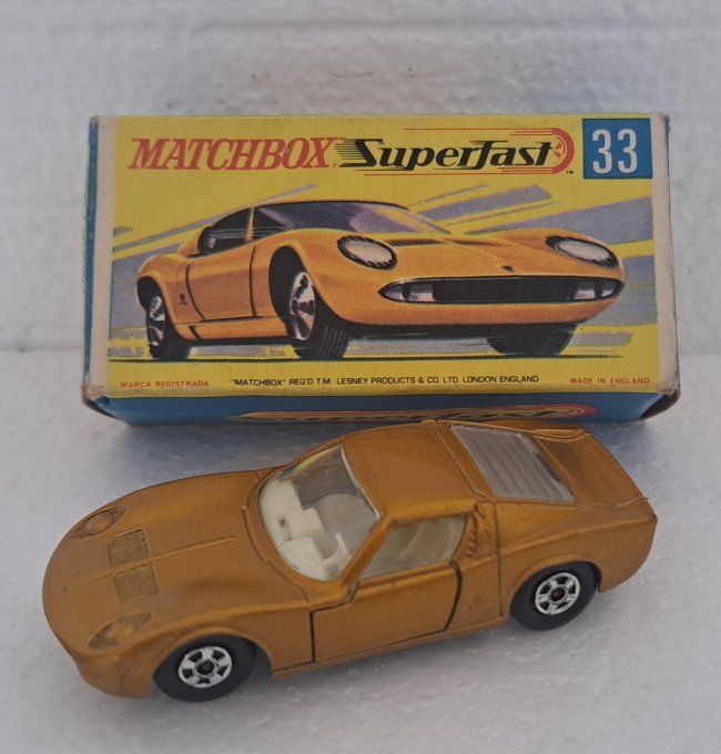 LAMBORGHINI MIURA P400 SUPERFAST N°33