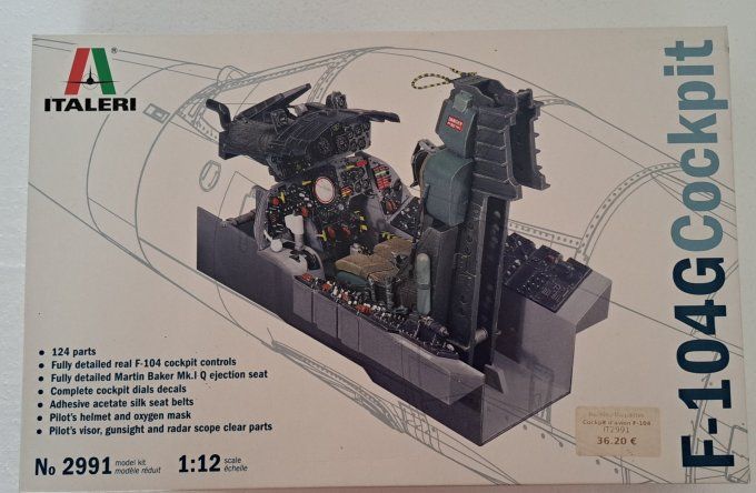 F-104G COCKPIT 1/12