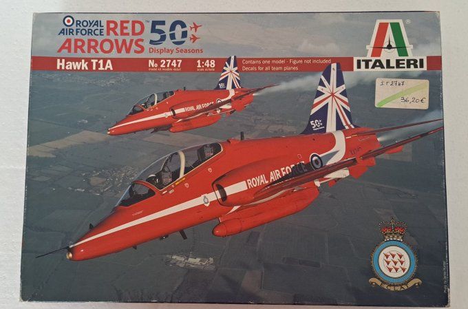 HAWK T1A RAF RED ARROWS 50 ANS 1/48