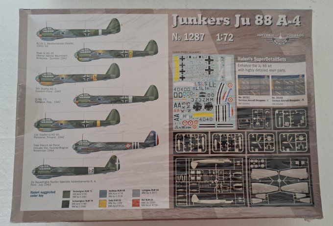 JUNKERS JU 88 A-4 + WWII GERMAN AIRCRAFT WEAPONS - II 1/72