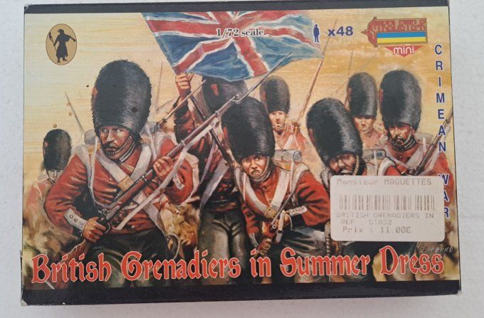 GRENADIER ANGLAIS TENUE ETE 1/72