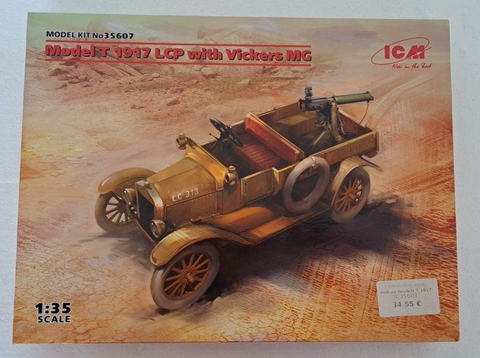 MODEL T 1917 LCP WITH WICKERS MG 1/35