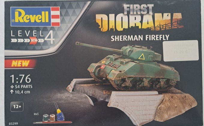 SHERMAN FIREFLY FIRST DIORAMA 1/76