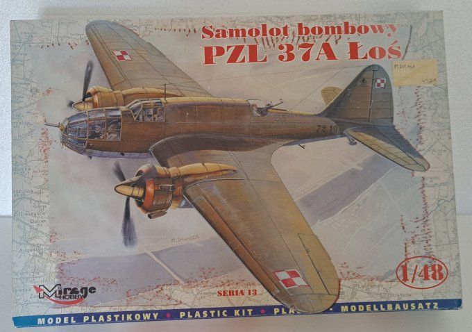 SAMOLOT BOMBOWY PZL 37A Los 1/48