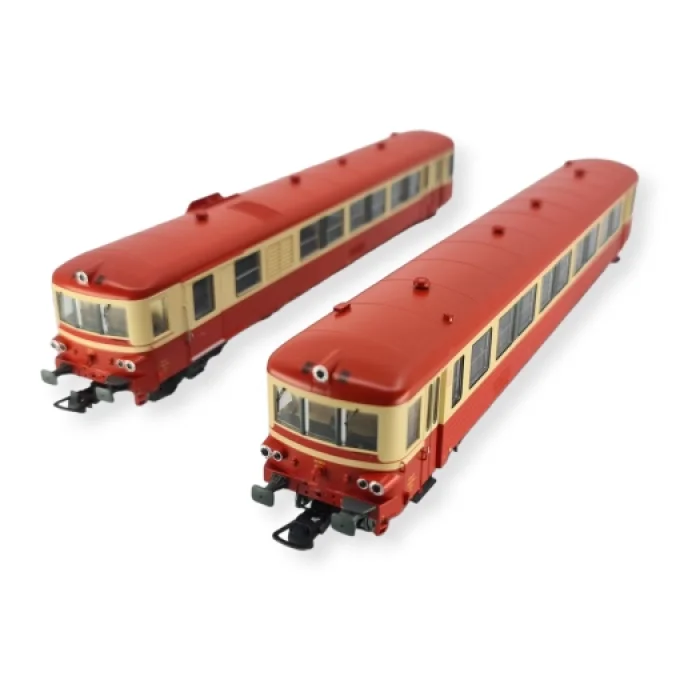 SNCF autorail EAD X4317 + XR8517 liv rouge et beige