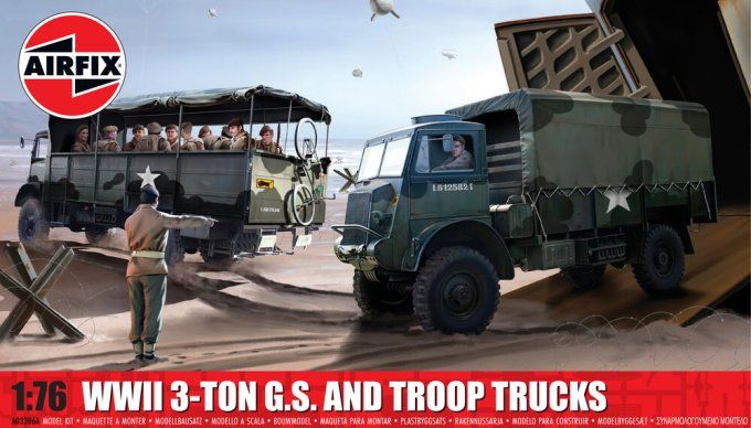 Camions de transport de troupes et 4x4 de 3 tonnes de la Seconde Guerre mondiale en 1:76