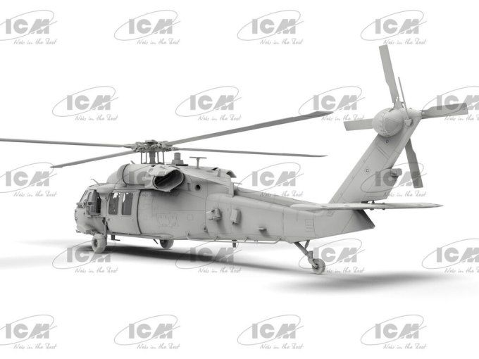 MH-60L Black Hawk, US Special Forces Helicopter (100% new molds) in 1:48