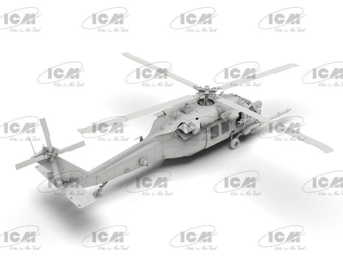 MH-60L Black Hawk, US Special Forces Helicopter (100% new molds) in 1:48