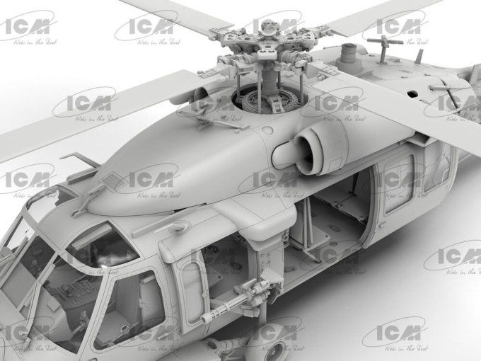 MH-60L Black Hawk, US Special Forces Helicopter (100% new molds) in 1:48