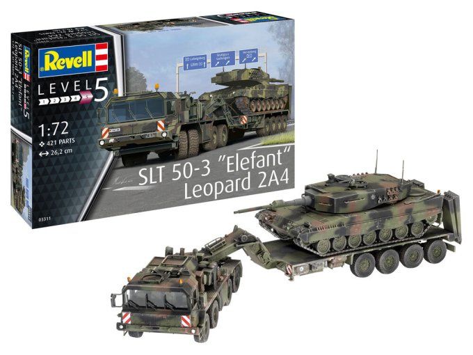 SLT 50-3 Elefant+ Leopard 2A4 in 1/72