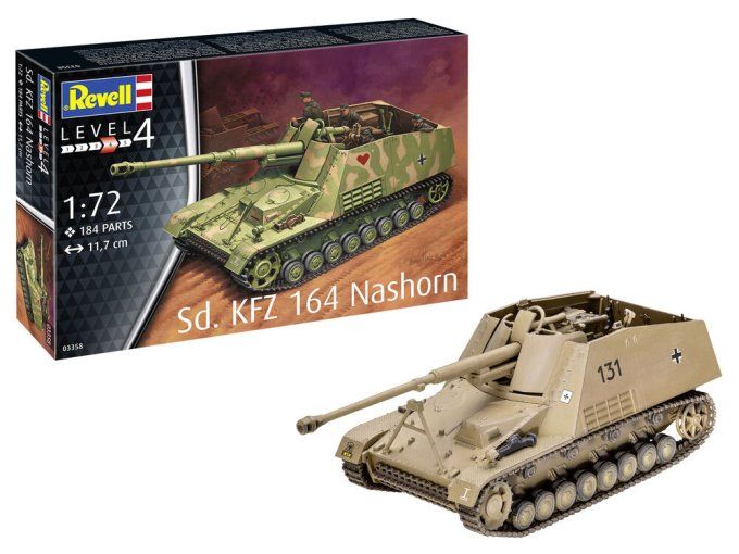 SdKfz 164 Nashorn in 1/72