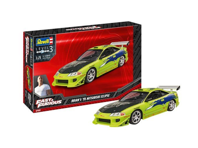 Fast   Furious Brian s 1995 Mitsubishi Eclipse in 1/25