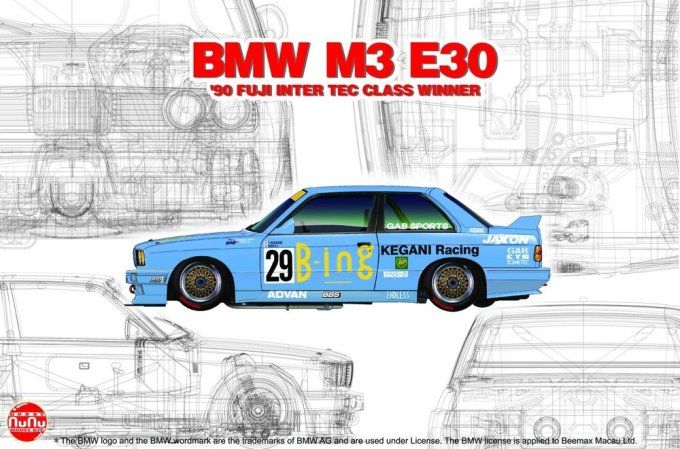 BMW M3 E30 '90 FUJI INTER TEC CLASS WINNER in 1:24