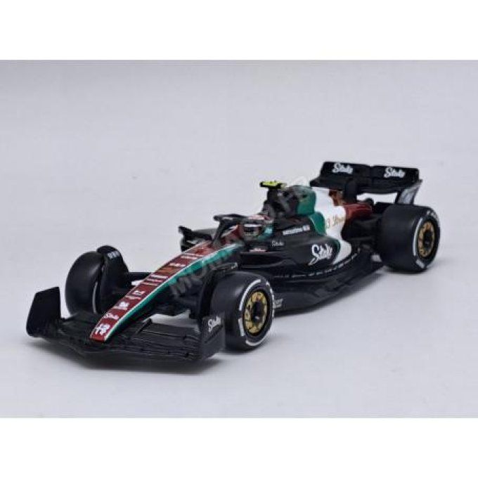 ALFA ROMEO F1 C43 TEAM STAKE 24 GUANYU ZHOU GRAND PRIX D'ITALIE MONZA 2023 (PACKAGING PREMIUM AVEC C