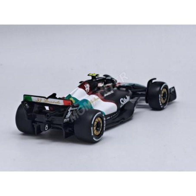 ALFA ROMEO F1 C43 TEAM STAKE 24 GUANYU ZHOU GRAND PRIX D'ITALIE MONZA 2023 (PACKAGING PREMIUM AVEC C