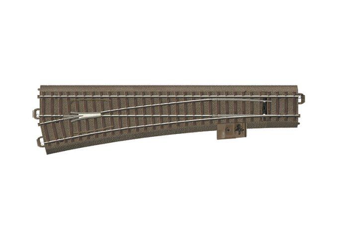 Trix H0 Slim crossover gauche Longueur 236,1 mm / Rayon de voie de branchement 1 114,6 mm