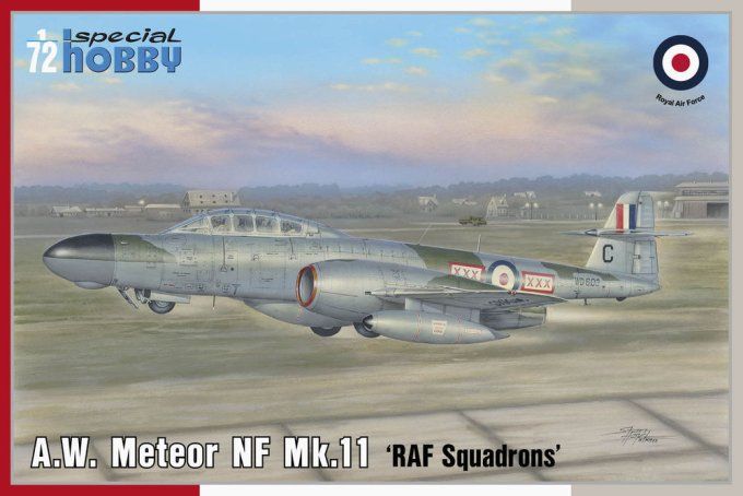 A.W. Meteor NF Mk.11 RAF Squardrons en 1:72