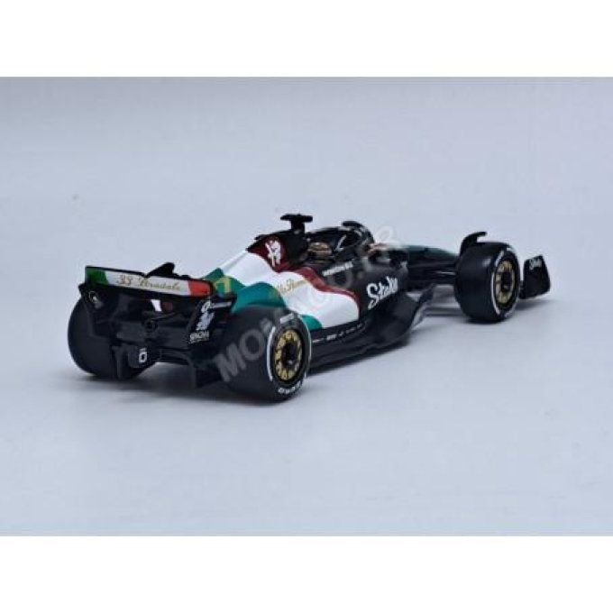 ALFA ROMEO F1 C43 TEAM STAKE 77 VALTTERI BOTTAS GRAND PRIX D'ITALIE MONZA 2023 (PACKAGING PREMIUM AV