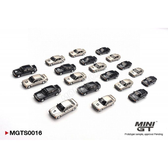 COFFRET DE 20 VEHICULES : MERCEDES-BENZ 190E EVO1 "NÜRBURGRING - RACE OF CHAMPIONS" 1984