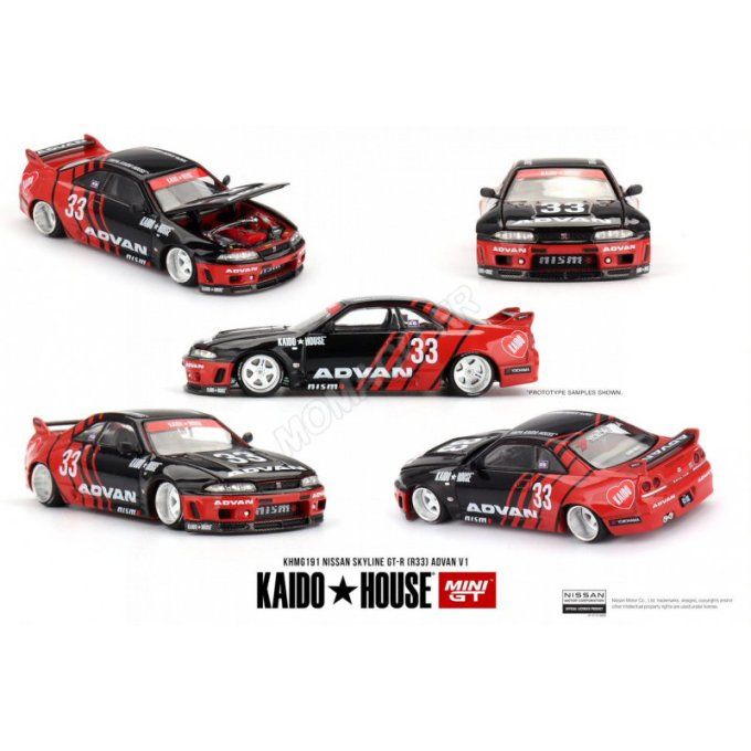 NISSAN SKYLINE GT-R (R33) 33 "KAIDO WORKS - ADVAN"